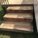 Trailer home deck, balustrade and steps